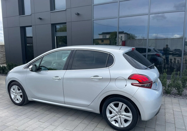 Peugeot 208 cena 39500 przebieg: 46300, rok produkcji 2018 z Wyszków małe 106